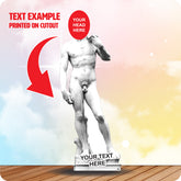 Statue of David 277 Head Swap Cardboard Cutout
